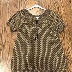 Joie Owl Print Blouse
